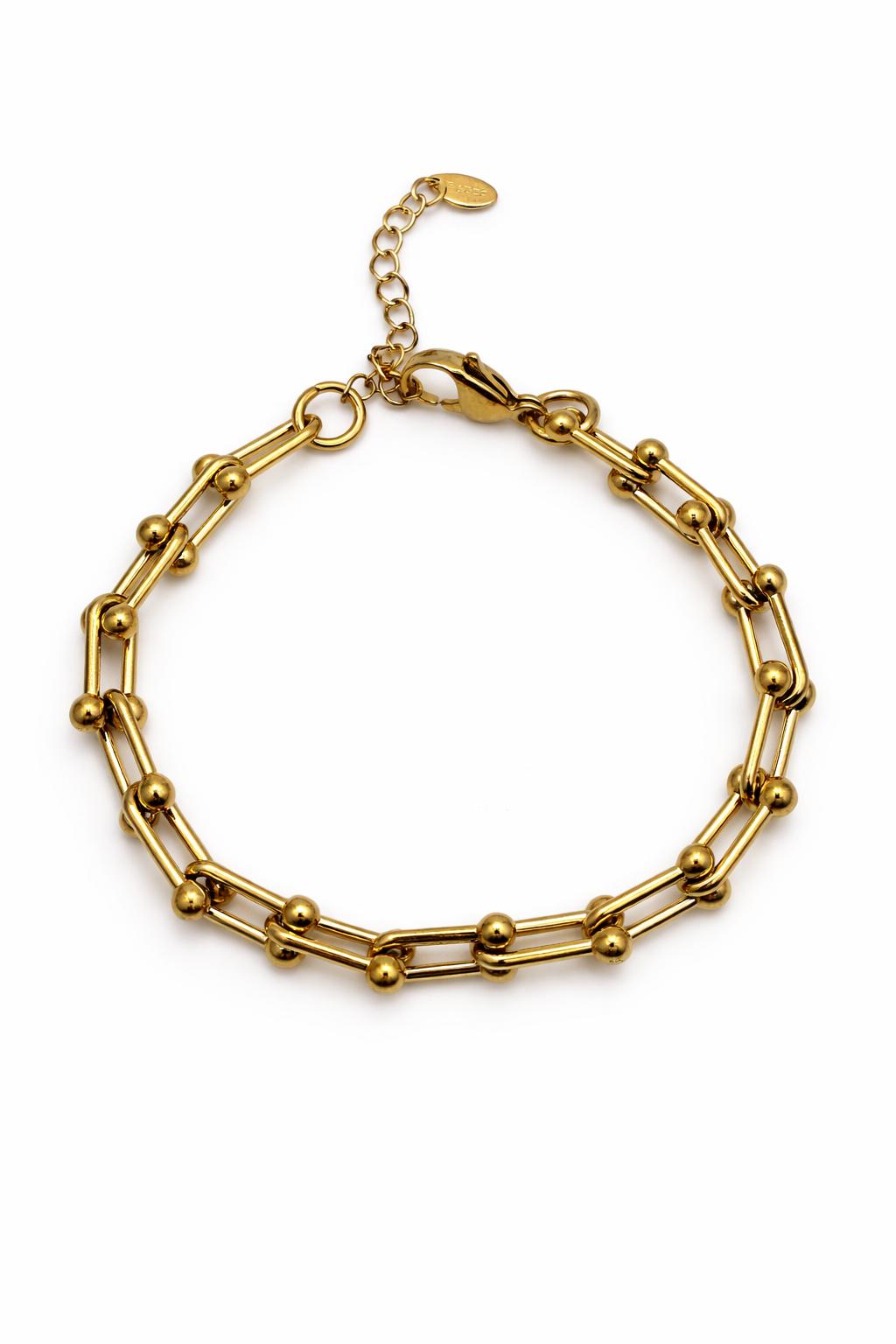Gold Link Bracelet