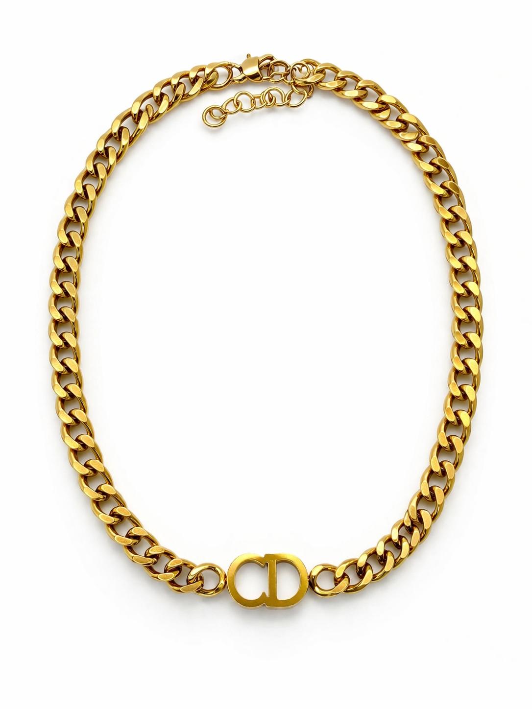 CD Gold Necklace