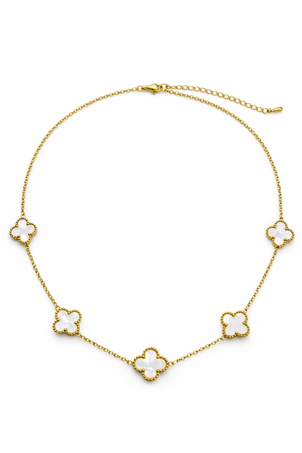 White clover necklace